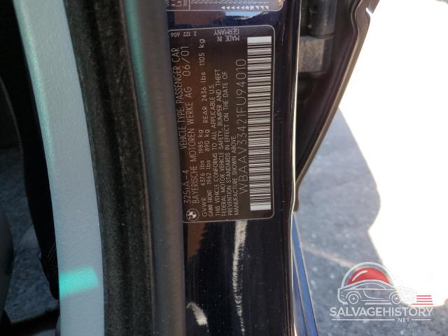 WBAAV33421FU94010 2001 BMW 3 SERIES photo no. 12