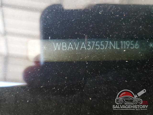 WBAVA37557NL11956 2007 BMW 3 SERIES photo no. 12