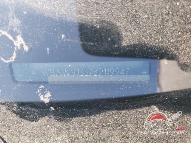 WBAWV13578P119947 2008 BMW 3 SERIES photo no. 12