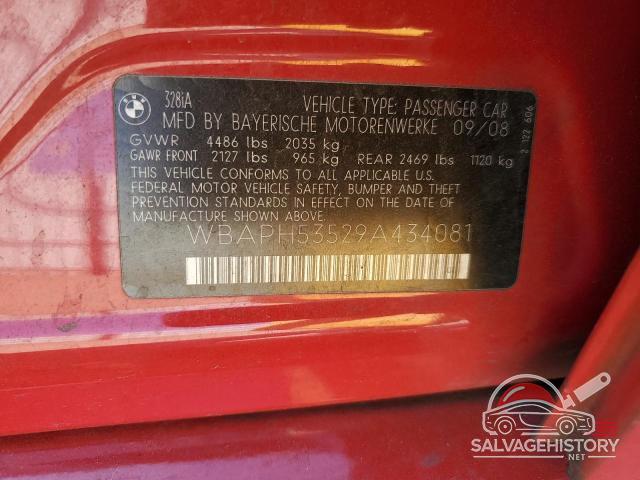 WBAPH53529A434081 2009 BMW 3 SERIES photo no. 12