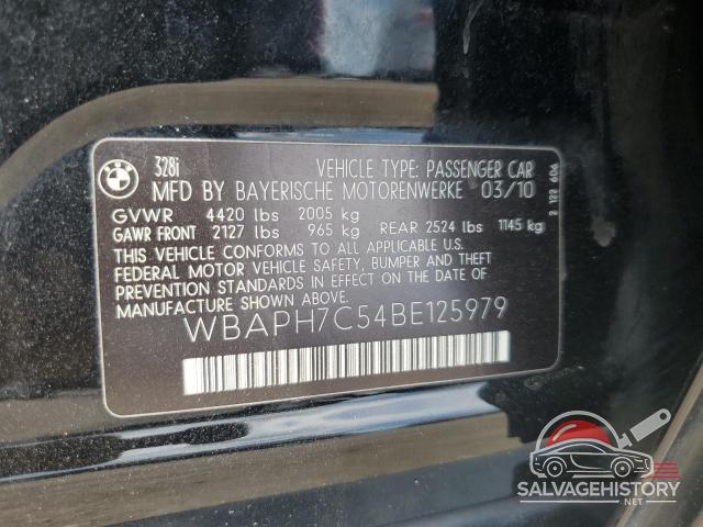 WBAPH7C54BE125979 2011 BMW 3 SERIES photo no. 12