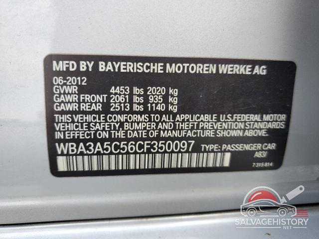 WBA3A5C56CF350097 2012 BMW 3 SERIES photo no. 13