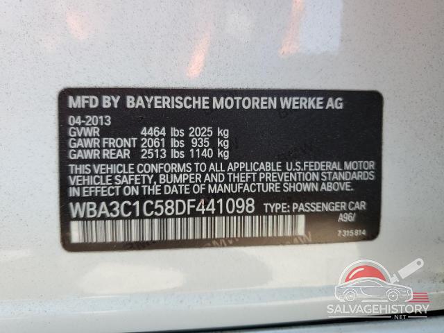 WBA3C1C58DF441098 2013 BMW 3 SERIES photo no. 13