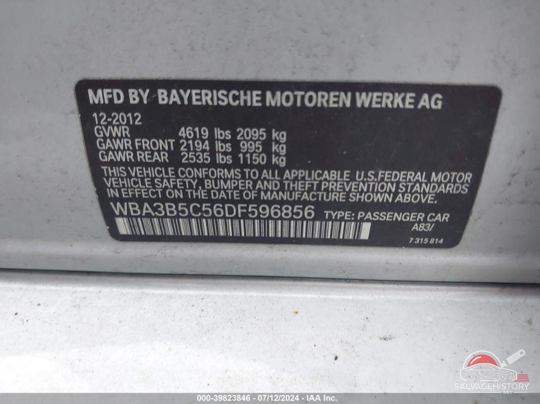 WBA3B5C56DF596856 2013 BMW 328I photo no. 9
