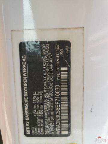 WBA3N3C58EF710630 2014 BMW 4 SERIES photo no. 12