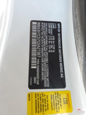WBA3V7C57G5A27367 2016 BMW 4 SERIES photo no. 12