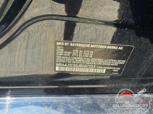 WBA4J3C55JBG97257 2018 BMW 4 SERIES photo no. 10
