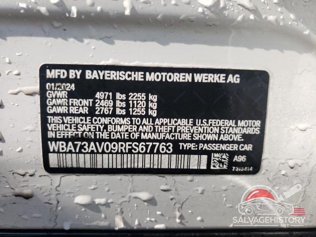 WBA73AV09RFS67763 2024 BMW 4 SERIES photo no. 12