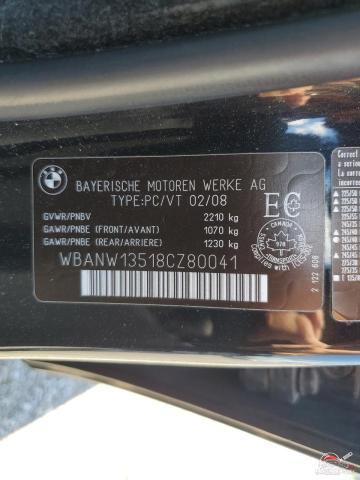 WBANW13518CZ80041 2008 BMW 5 SERIES photo no. 12