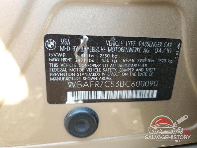 WBAFR7C53BC600090 2011 BMW 5 SERIES photo no. 12
