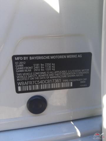 WBAFR7C54DC817361 2013 BMW 5 SERIES photo no. 12