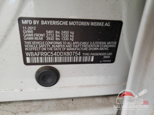 WBAFR9C54DDX80754 2013 BMW 5 SERIES photo no. 12