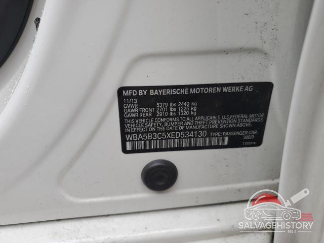 WBA5B3C5XED534130 2014 BMW 5 SERIES photo no. 12