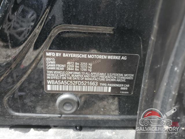 WBA5A5C52FD521663 2015 BMW 5 SERIES photo no. 12