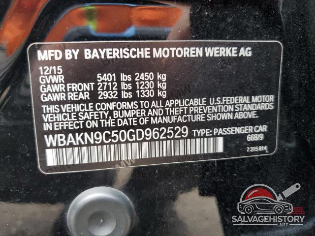 WBAKN9C50GD962529 2016 BMW 5 SERIES photo no. 13
