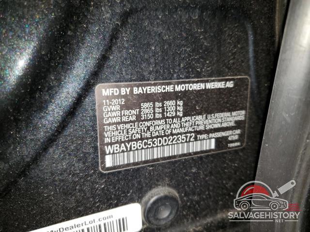 WBAYB6C53DD223572 2013 BMW 7 SERIES photo no. 12