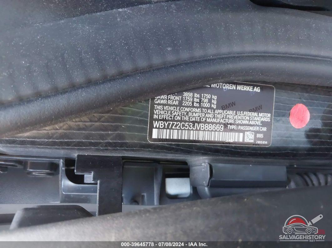 WBY7Z2C53JVB88669 2018 BMW I3 photo no. 9
