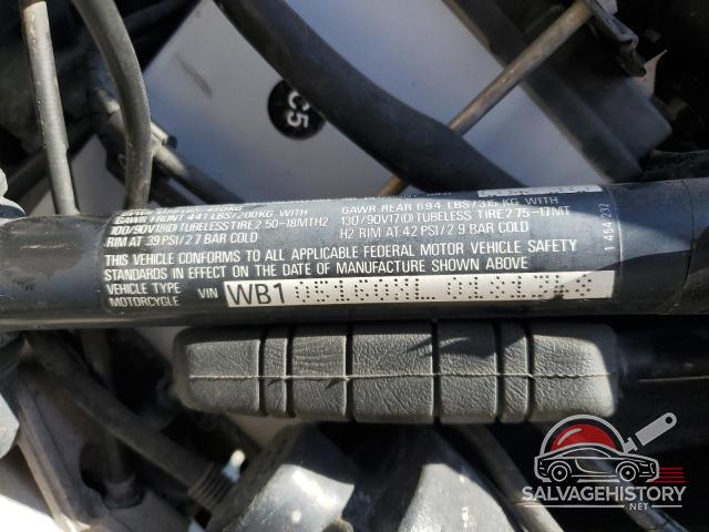 WB105160XL0181348 1990 BMW K photo no. 9