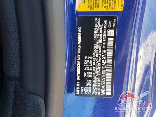 WBA53AT00PCM59758 2023 BMW M4 photo no. 13
