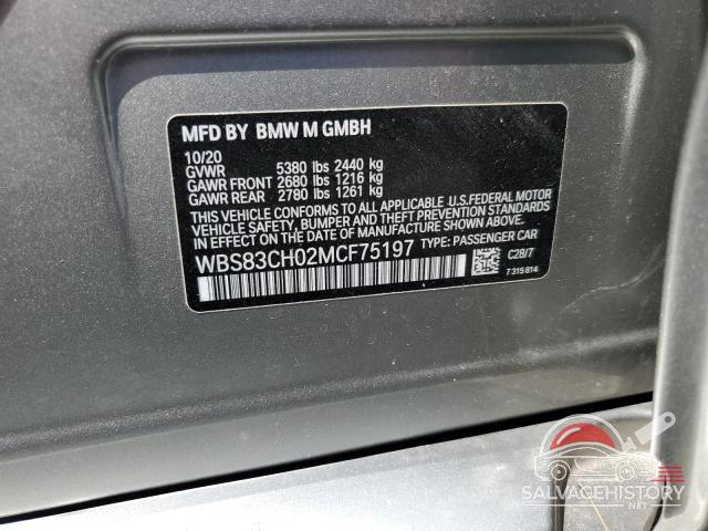 WBS83CH02MCF75197 2021 BMW M5 photo no. 12