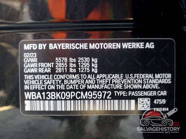 WBA13BK09PCM95972 2023 BMW M5 photo no. 12