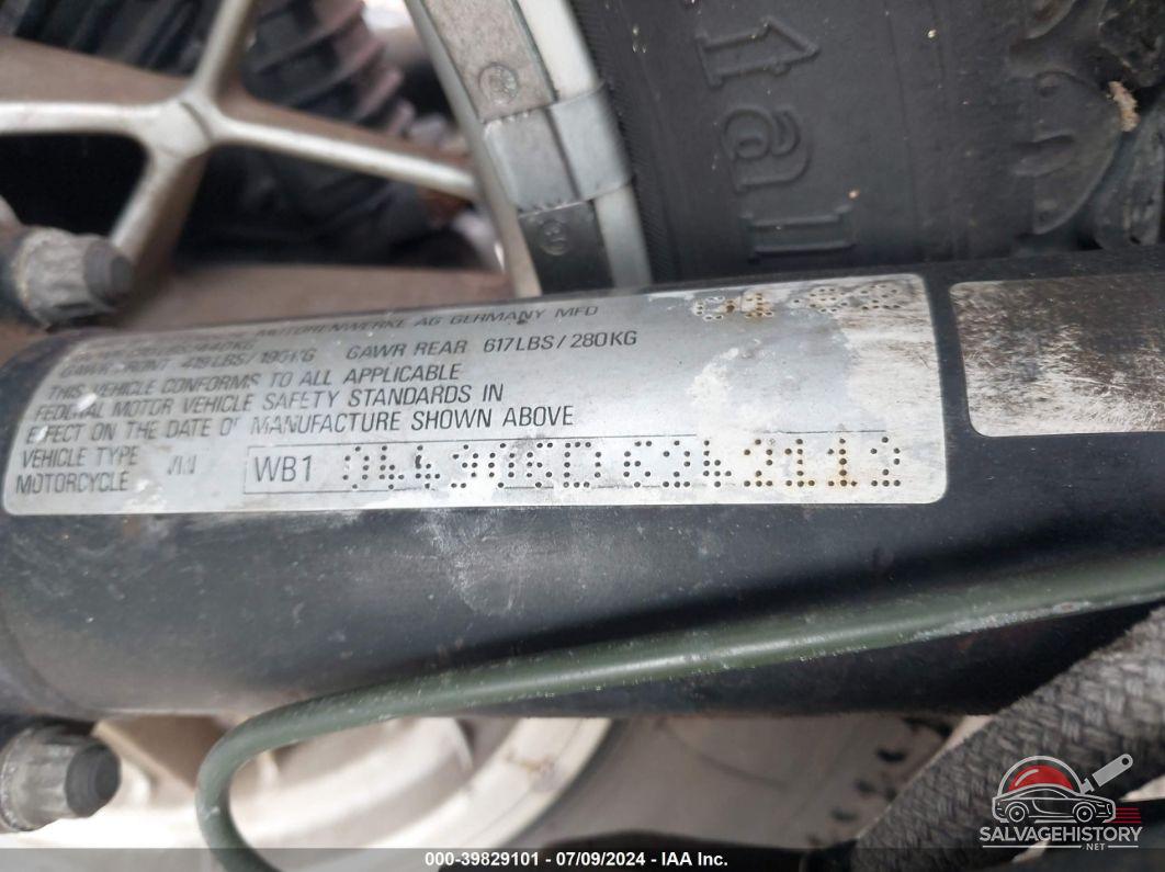 WB1044906C6242112 1982 BMW R100 photo no. 10