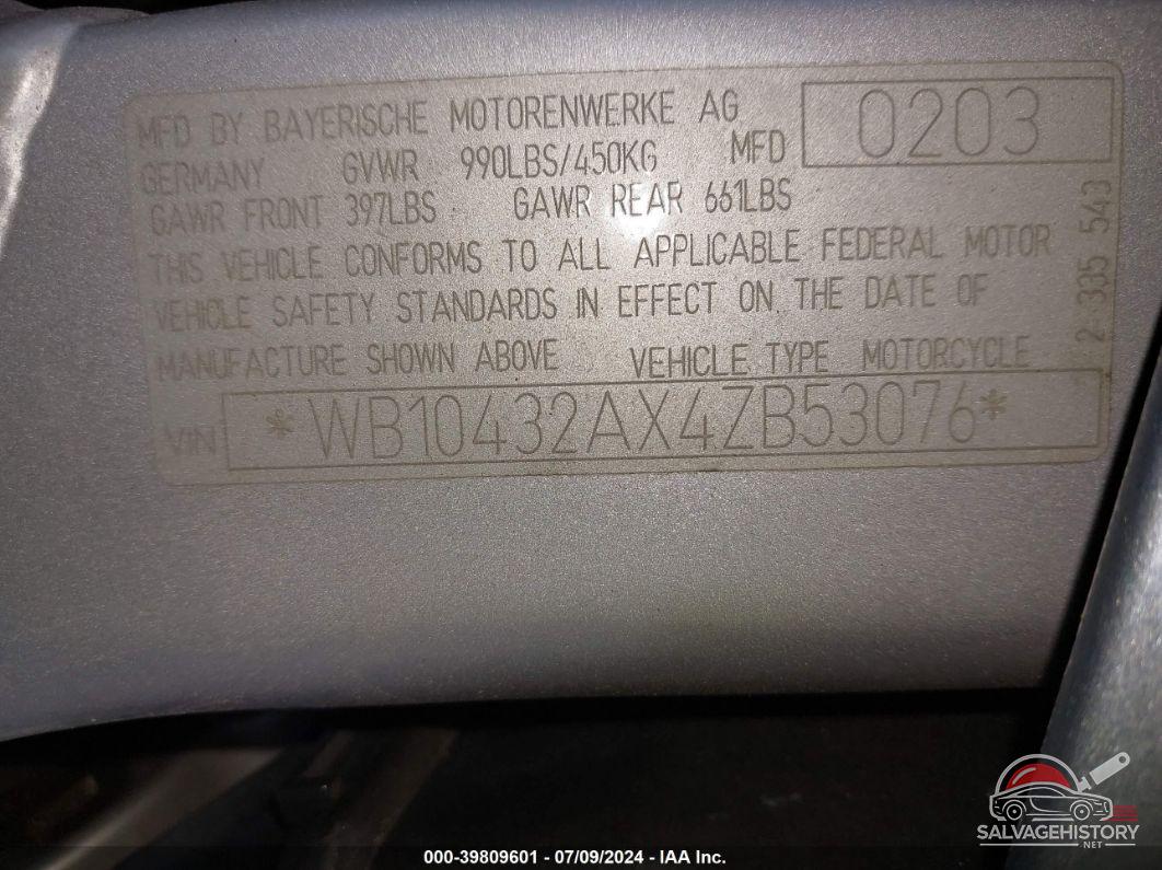 WB10432AX4ZB53076 2004 BMW UNKNOWN photo no. 9