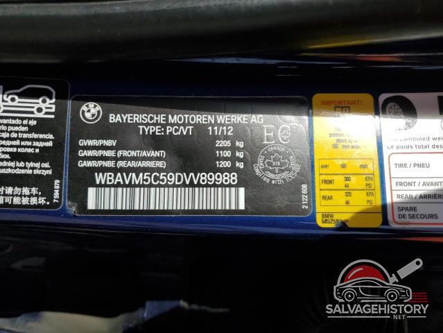WBAVM5C59DVV89988 2013 BMW X1 photo no. 12