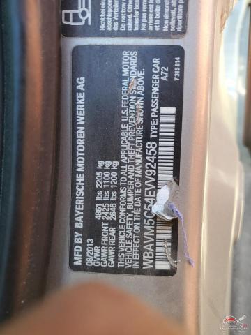 WBAVM5C54EVV92458 2014 BMW X1 photo no. 12