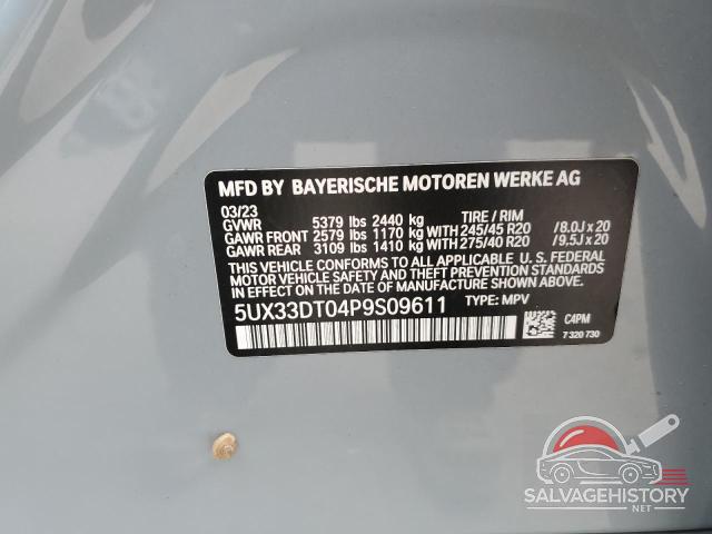 5UX33DT04P9S09611 2023 BMW X4 photo no. 13