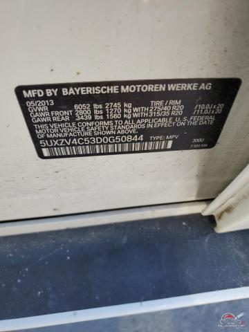 5UXZV4C53D0G50844 2013 BMW X5 photo no. 13