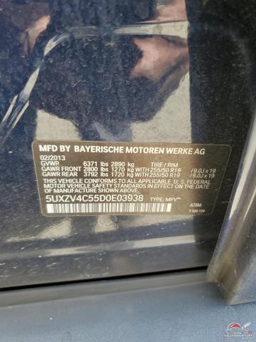 5UXZV4C55D0E03938 2013 BMW X5 photo no. 13