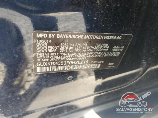 5UXKR2C53F0H36216 2015 BMW X5 photo no. 13