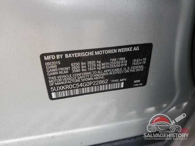 5UXKR0C54G0P22862 2016 BMW X5 photo no. 12