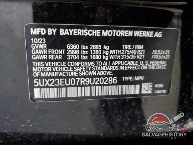 5UX23EU07R9U20286 2024 BMW X5 photo no. 13