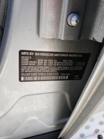 5UXFG8C59DL592335 2013 BMW X6 photo no. 13