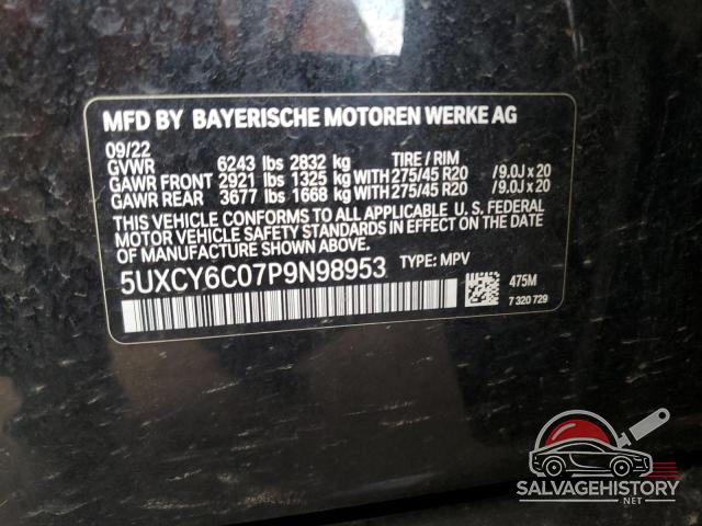 5UXCY6C07P9N98953 2023 BMW X6 photo no. 13