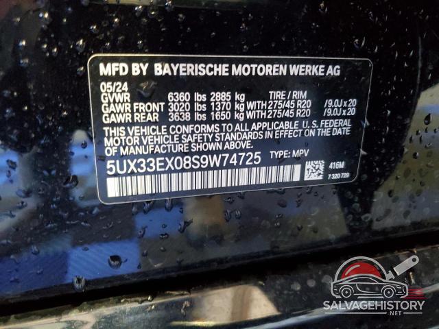 5UX33EX08S9W74725 2025 BMW X6 photo no. 14