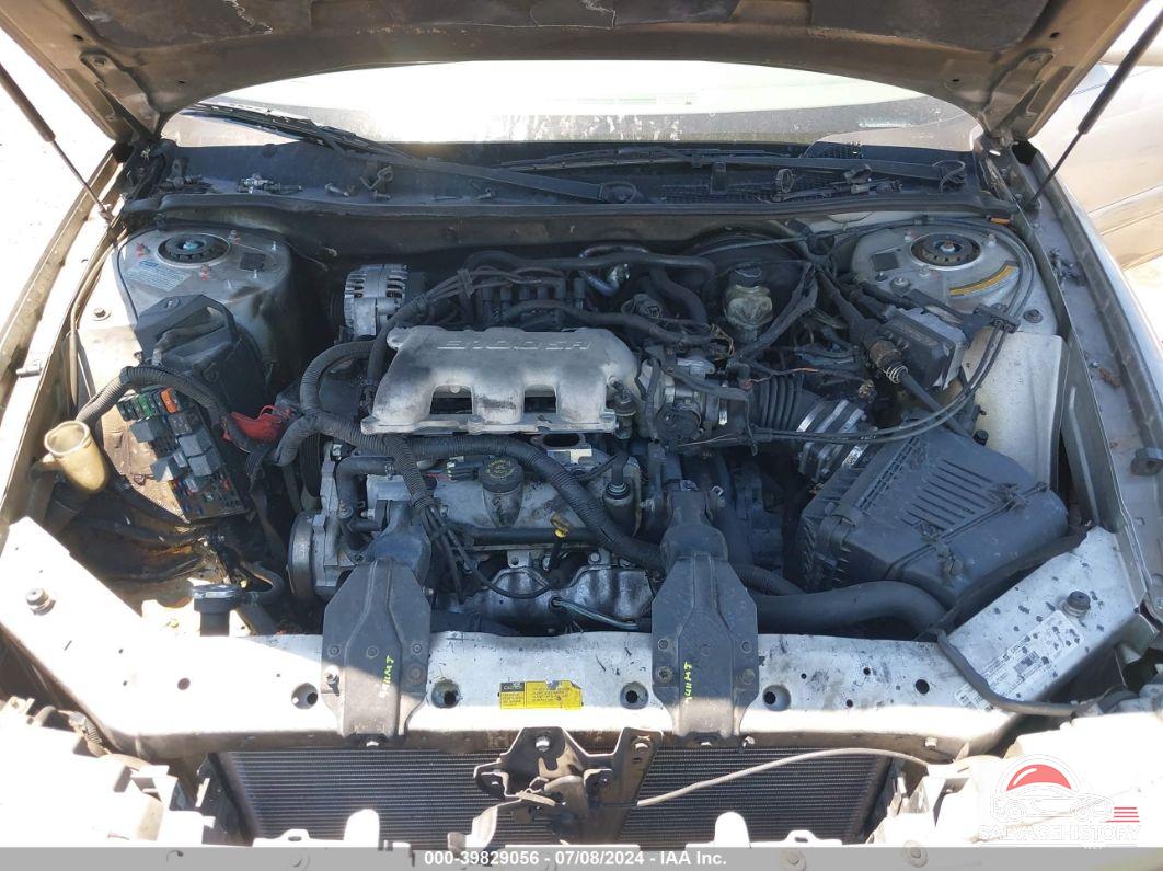 2G4WS52J411176767 2001 BUICK CENTURY photo no. 10