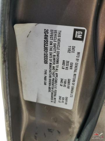 2G4WS52J831203309 2003 BUICK CENTURY photo no. 12