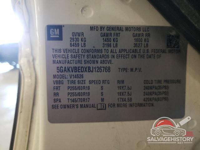 5GAKVBEDXBJ126768 2011 BUICK ENCLAVE photo no. 13