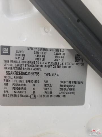 5GAKRCED6CJ166793 2012 BUICK ENCLAVE photo no. 13