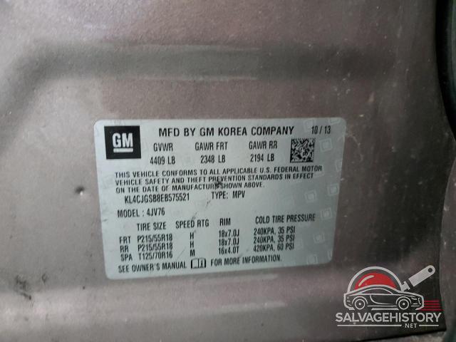 KL4CJGSB8EB575521 2014 BUICK ENCORE photo no. 13