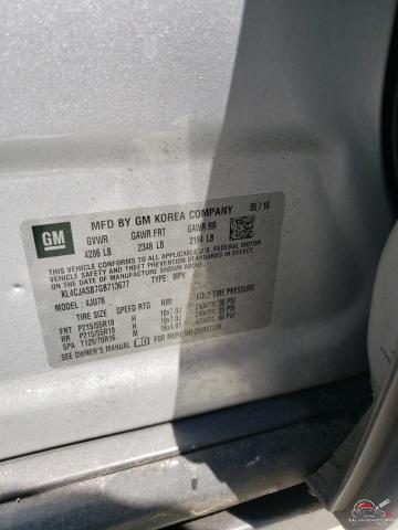 KL4CJASB7GB713677 2016 BUICK ENCORE photo no. 13