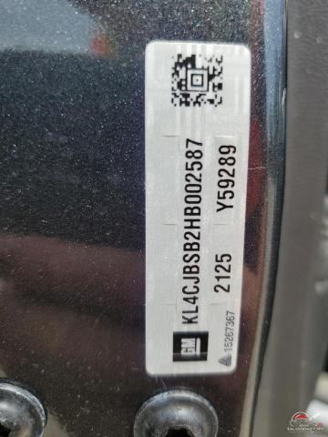 KL4CJBSB2HB002587 2017 BUICK ENCORE photo no. 13