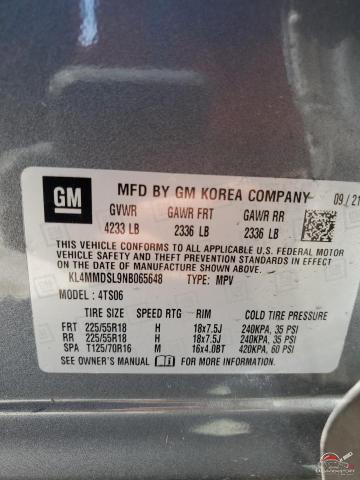 KL4MMDSL9NB065648 2022 BUICK ENCORE photo no. 12