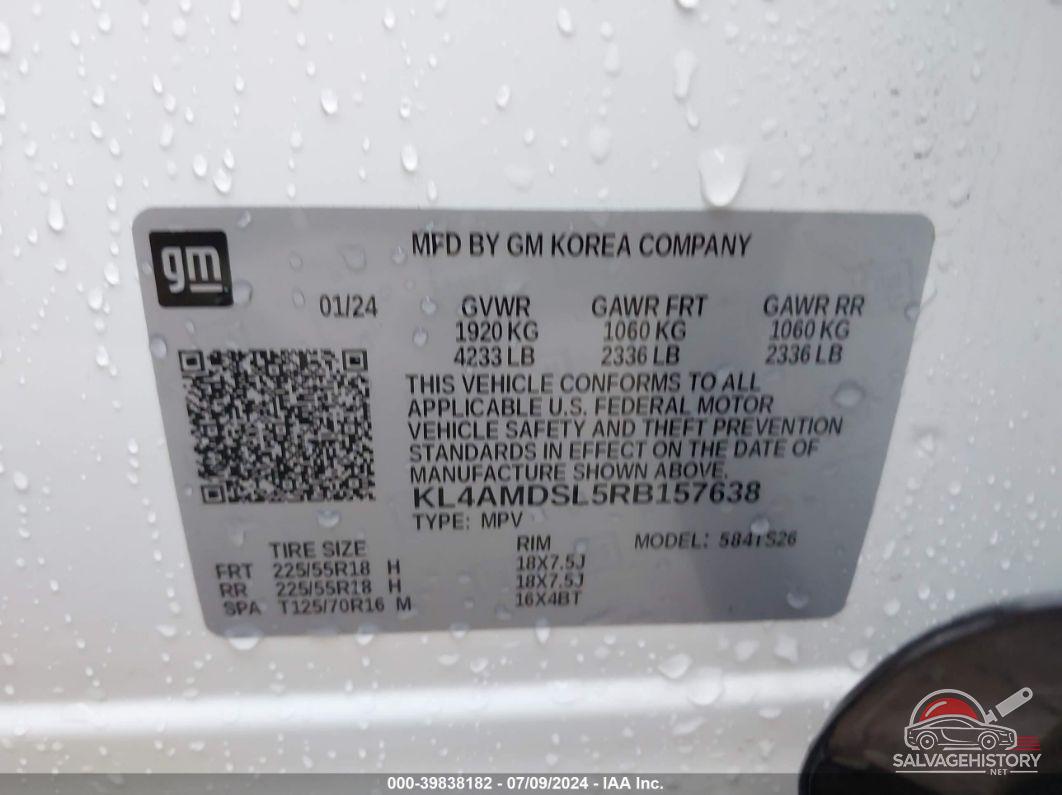 KL4AMDSL5RB157638 2024 BUICK ENCORE GX photo no. 9