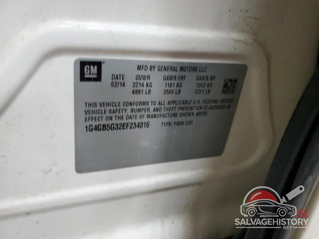 1G4GB5G32EF234016 2014 BUICK LACROSSE photo no. 13