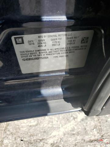 1G4GB5G38GF152004 2016 BUICK LACROSSE photo no. 12