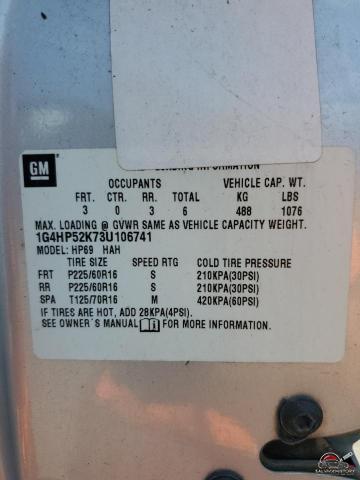 1G4HP52K73U106741 2003 BUICK LESABRE photo no. 12